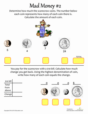 Calculate the Change 2
