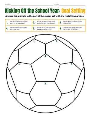 Kicking Off the School Year: Goal Setting large image