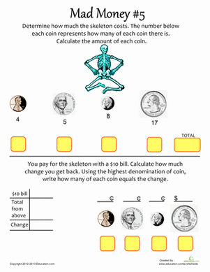 Calculate the Change 5