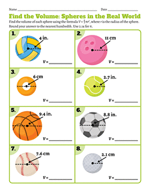 Find the Volume: Spheres in the Real World large image