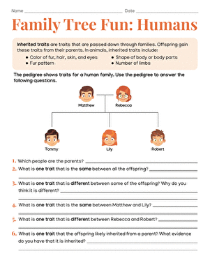 Family Tree Fun: Humans large image