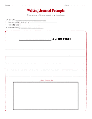 Writing Journal Prompts large image