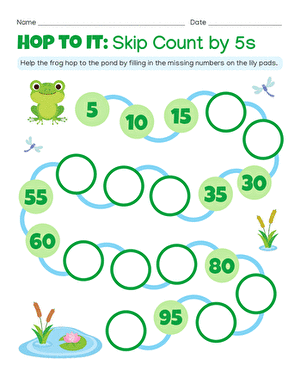 Hop to It: Skip Count by 5s large image