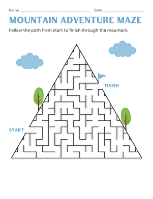 Mountain Adventure Maze large image