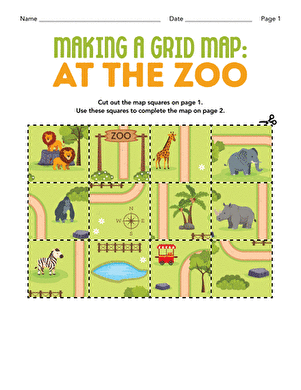 Making a Grid Map: At the Zoo large image