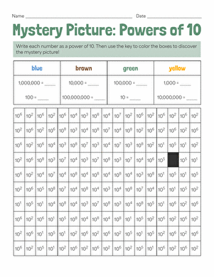 Mystery Pictures: Powers of 10 large image