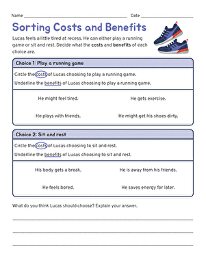 Sorting Costs and Benefits large image