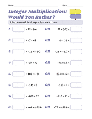 Integer Multiplication: Would You Rather? large image