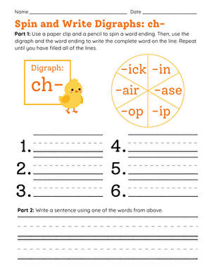 Spin and Write Digraphs: ch- large image