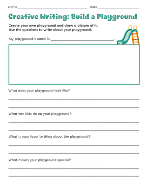 Creative Writing: Build a Playground large image