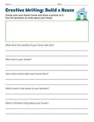 Creative Writing: Build a House large image