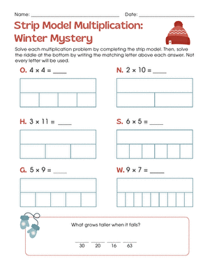 Strip Model Multiplication: Winter Mystery large image