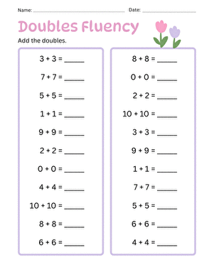 Doubles Fluency large image