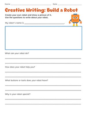 Creative Writing: Build a Robot