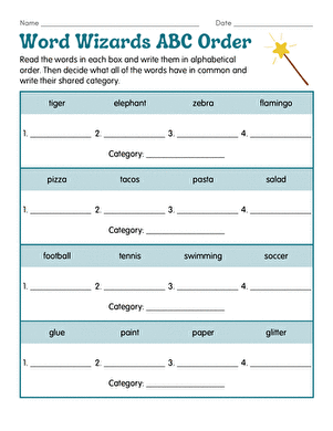 Word Wizards ABC Order large image