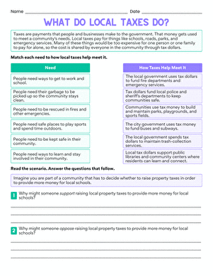What Do Local Taxes Do? large image
