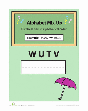 Alphabet Mix-Up 6