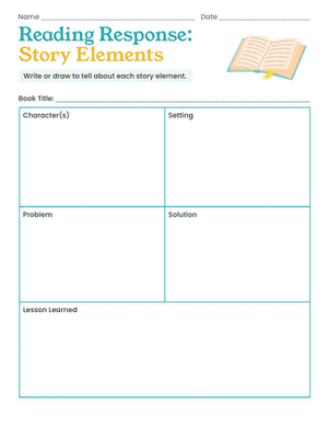 Reading Response: Story Elements large image