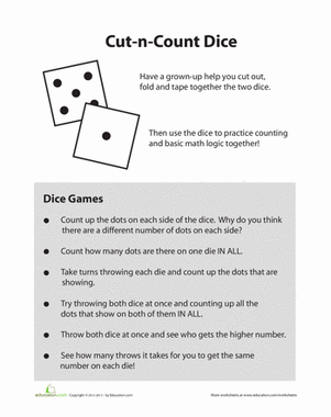 Dice Games for Kids