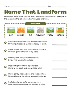 Name That Landform large image