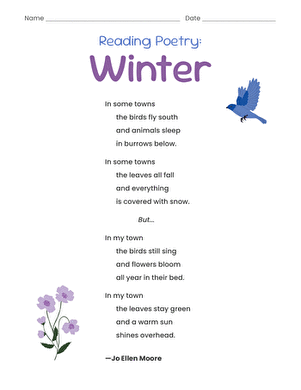 Reading Poetry: "Winter" large image