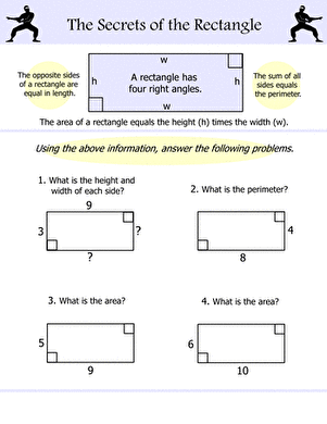 Area and Perimeter of a Rectangle large image