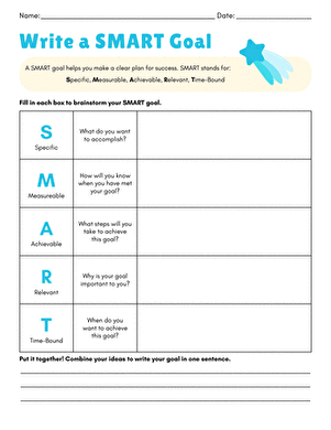 Write a SMART Goal large image
