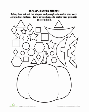 Jack-o'-Lantern Cut Outs