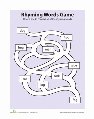 Rhyming Words Game 2