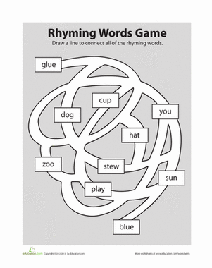 Rhyming Words Game 4