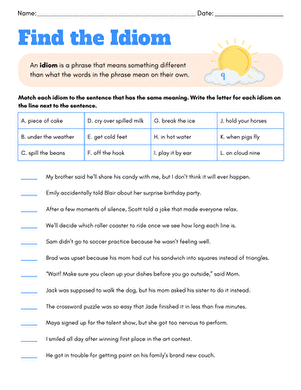 Find the Idiom large image