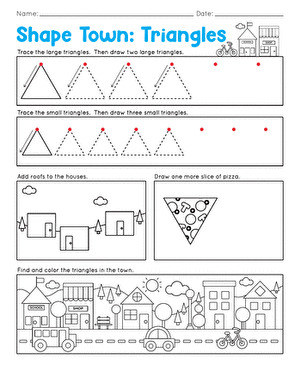Shape Town: Triangles large image