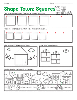 Shape Town: Squares large image