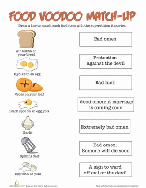 Food Superstitions