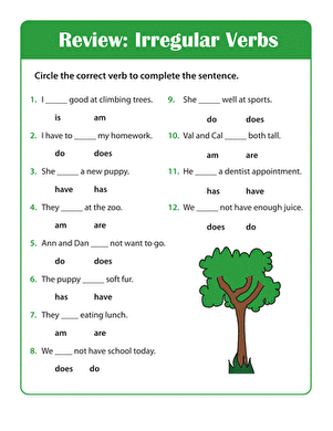 Grammar Time: Irregular Verbs