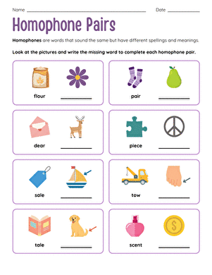 Homophone Pairs large image