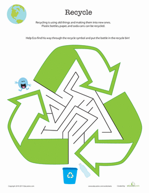 Eco-Friendly Maze: Recycle
