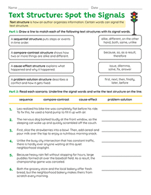 Text Structure: Spot the Signals large image