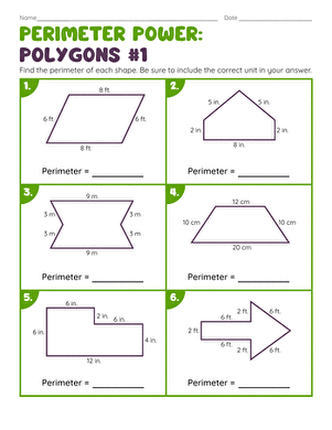 Perimeter Power: Polygons #1 large image