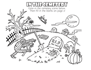 In the Cemetery large image