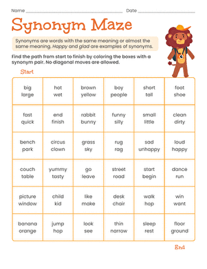 Synonym Maze large image