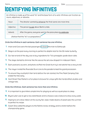 Identifying Infinitives large image
