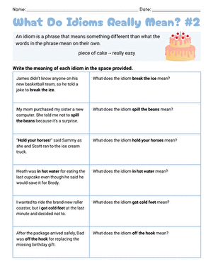 What Do Idioms Really Mean? #2 large image