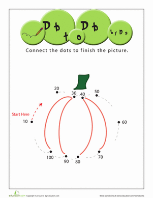 Pumpkin Dot-to-Dot