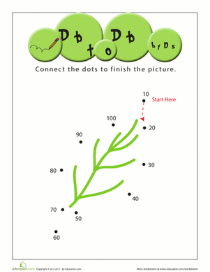 Leaf Dot-to-Dot