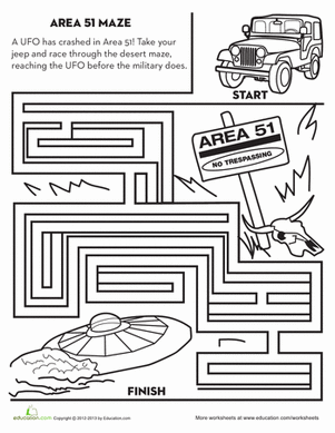 Area 51 Mystery Maze