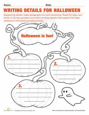 Halloween Sentences
