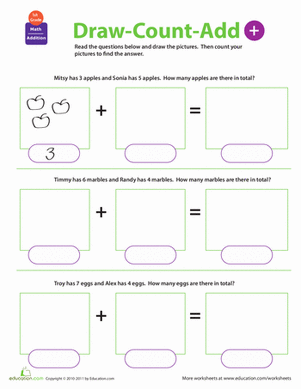 Simple Addition Word Problems