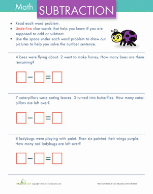 Beginning Word Problems