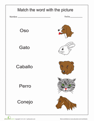 Animals in Spanish